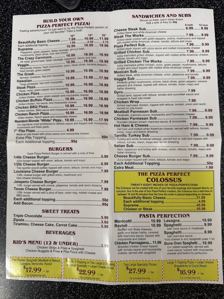Tuscano Pizza Menu image 1